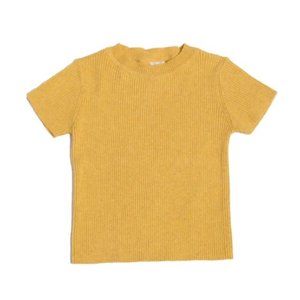 Tia Cibani BABY SHORT SLEEVE RIBBED CREW NECK - 12 months